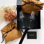 The Script Personalised Wine Glass Set - Etched & Sleeved